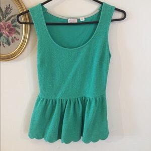 Anthropologie peplum tank